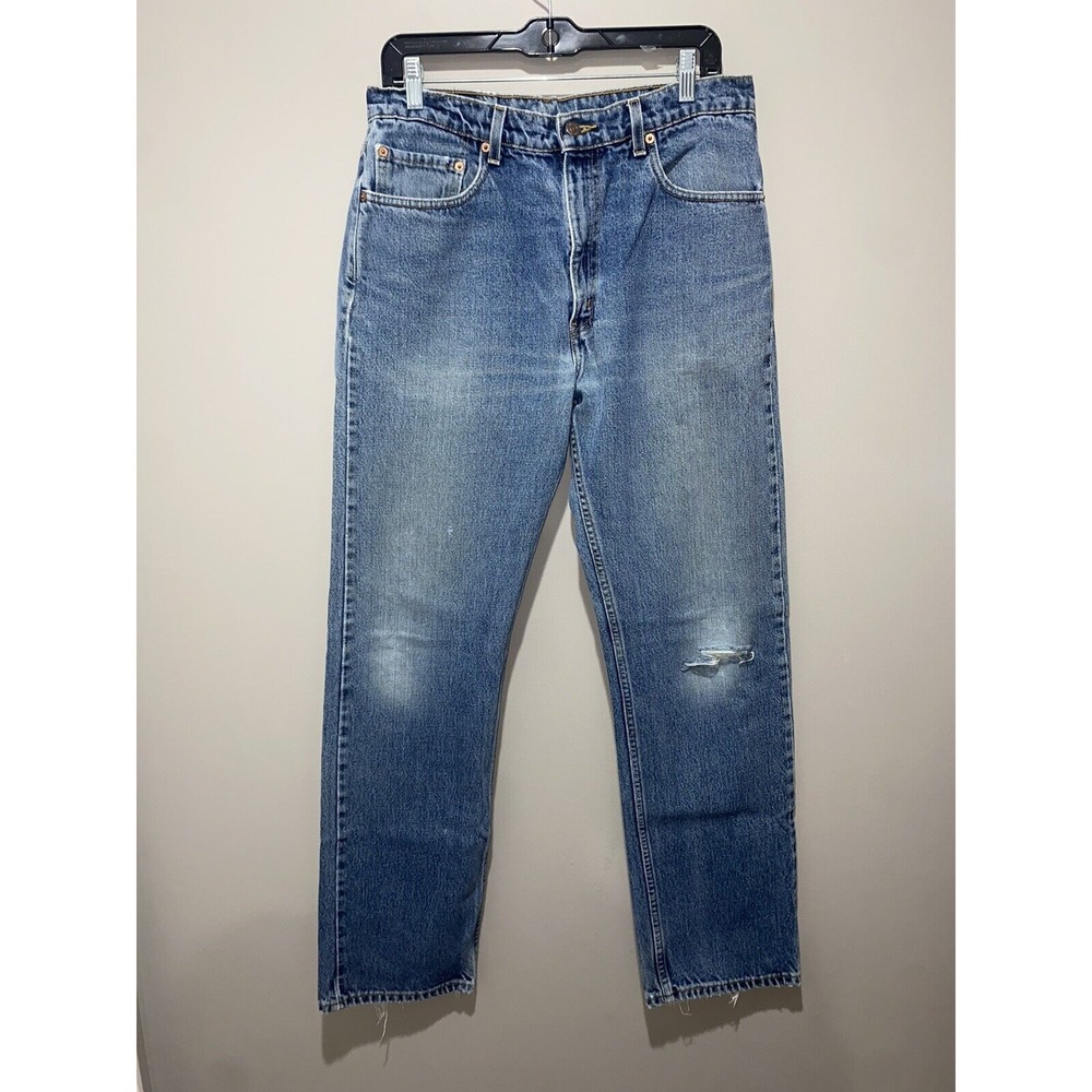 Levi's 505 Regular Fit Straight Leg Jeans, Mens 34x32